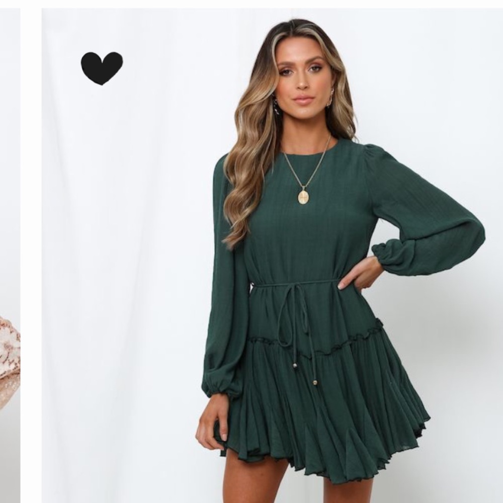 Hello Molly Green Dress